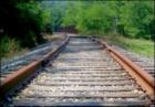 Just a shot of the railroad track in Hawley - I was feeling artistic this day.