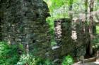 All that remains of the original building at Childs Park in Dingmans Ferry.  I think it is made from Pennsylvania blue stone.