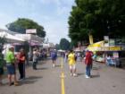 The food area at the Dutchess County Fair
