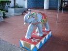 Elephant greets you at the entrance to the Witte Museum on Broadway in San Antonio.