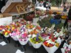Fabulous flower arrangements for sale at the Vancouver Farmers Market.  Photo by John Slocum, ClarkCountyExpert.com, September 2007