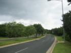 Republic of Travis Blvd leading into Travis Country from Southwest Parkway.