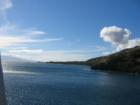 Cruising along the coast of Maui on charter boat.