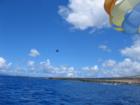 parasailing near Lahaina in Maui, Hawaii