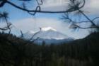 Mt Shasta to the north of Redding California