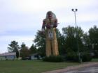 Ironwood's statue of Hiawatha is the largest and tallest native American figure in the world.