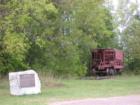 Monument to the Iron Ore industry in Ironwood, Michigan