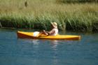 kayak on big Deschutes River