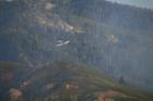 Plane fighting fire, Bell Canyon