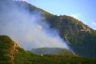 Plane after drop.  Bell Canyon fire contained.