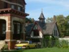 Some homes in Cold Spring Park still have their original carriage houses.  This one is bigger than the house I grew up in.