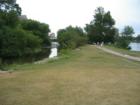 Hike and Bike Trail on Town Lake just west of the S. 1st Street Bridge.