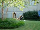A sculpture outside of the Reading Public Museum in West Reading PA