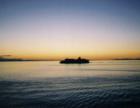 BC Ferry at sunset