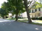 Church Street, Hawley PA.  Lined with trees and pretty Victorian homes...