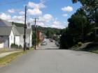 Looking down Church Street toward Main, from near the Queen of Peace Catholic Church.  I think years ago it was called St. Philomena's. 
