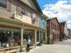 A scene of Honesdale's Main street.