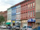 I like the colored facades these Honesdale buildings - it shows some spunk and personality.