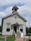 Upscale one room school house on exhibition at Dutchess Country Fairground