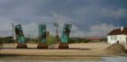 29 Palms is considering having developers add iron art to their projects, This piece is located at the 29 Palms Musesm