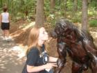 Avery and monkey love!