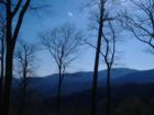 View of the Mountains at night...this was such a beautiful and peaceful night!