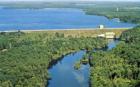 Photo of the Hardy Dam and the Big Muskegon River