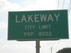 Lakeway, Texas - Population (year 2000): 8,002. Estimated population in July 2006: 9,545 (+19.3% change). Located 16 miles NW of Austin.
      