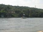Lake Austin view from lakefront lot on Big View Drive in River Place