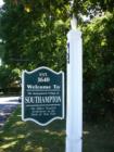 Welcome to Southampton, New York Sign