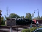 The Mid-Continent Railway Historical Society monument at the railway museum in North Freedom, Wisconsin