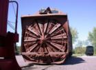 This enormous snow-moving rail car from the early twentieth century was capable of cutting a ten-foot wide swath in snow drifts along railroad tracks.