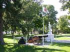 Veterans' Memorial in City Square Park includes an original Navy Cannon from the Civil War.