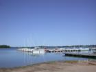 Boats at the marina on Waconia Lake