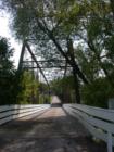 The picturesque historic bridge in Hanover, Minnesota dates back to 1885.