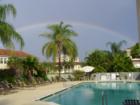 Rainbow over L'Ambiance Pool