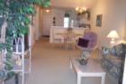 Unit 14E has vaulted ceilings