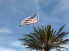 Old Glory flies over BankTrust at Highway 98 and Mac Bayou Road