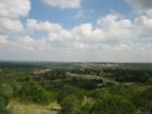 View looking down onto Spanish Oaks