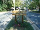 Sign at the Entrance to Clifton Park Village off of University Boulevard in Silver Spring, Md. 20901