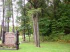 Csstle Rock park monument in Camp Douglas