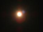 La pleine lune au dessous de Santa Rosa Beach, en Floride