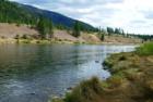 The Clark Fork River in Superior