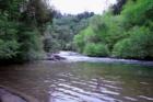 The middle fork of the Consumnes River south of El Dorado, close to the southern border of El Dorado County.  This is out in the country.