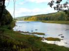 Upper Delaware River in Wayne County, near Damascus, along River Road.