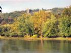 Upper Delaware River in Wayne County, near Damascus, along River Road.