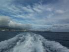 Honolulu skyline with Diamondhead in the background.