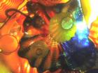 Decorative glass in the ceiling at the San Antonio Museum of Art