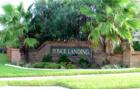 Entrance to community of Ponce Landing. Perfect landscaping for a fabulous neighborhood.