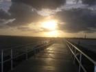 Another unique shot I got at the jetty as the sun was setting and a storm was rolling in. This light seems almost ethereal.